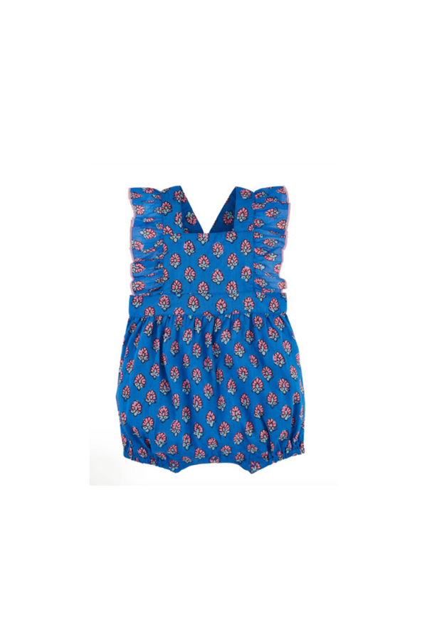 Ruffle Print Romper