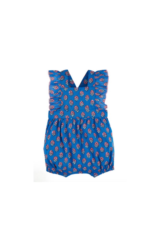 Ruffle Print Romper