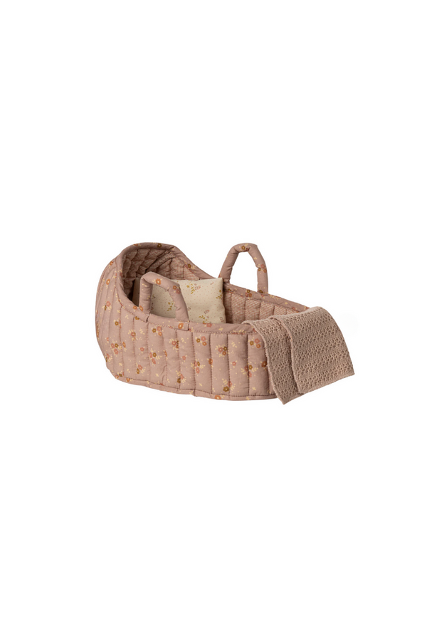 Maileg Carry Cot - Large Rose