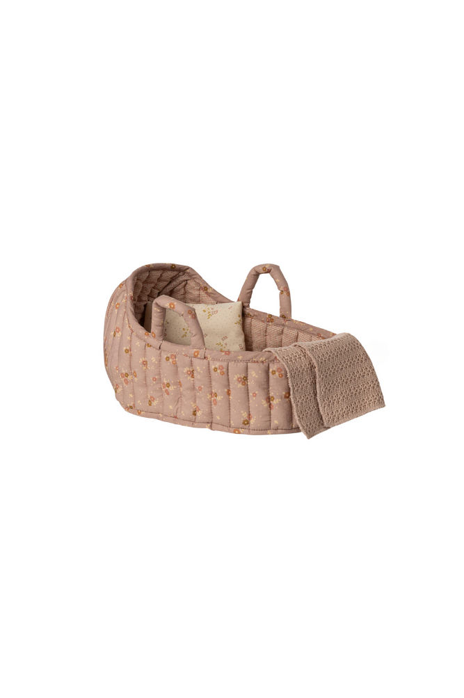 Maileg Carry Cot - Large Rose