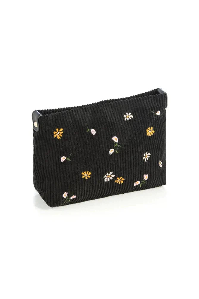 Roux Black Zip Pouch