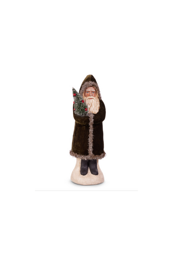 Velvet Pine Santa
