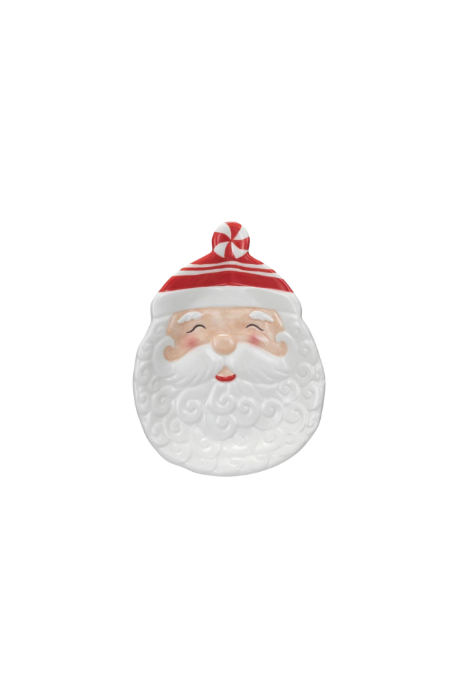 Jolly Santa Ceramic Plate