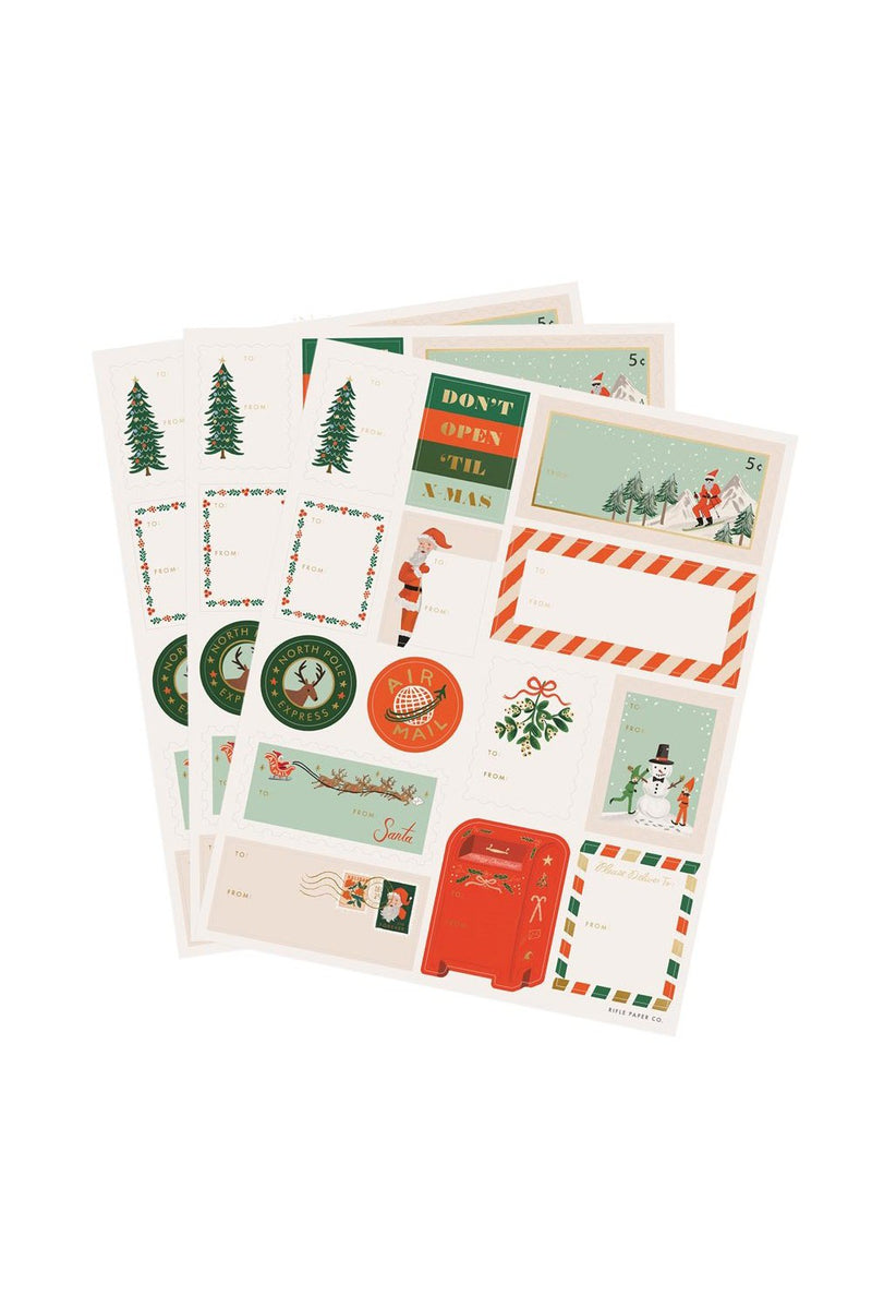 Santa's Workshop Stickers & Labels