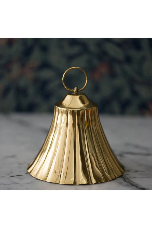 Scalloped Brass Bell
