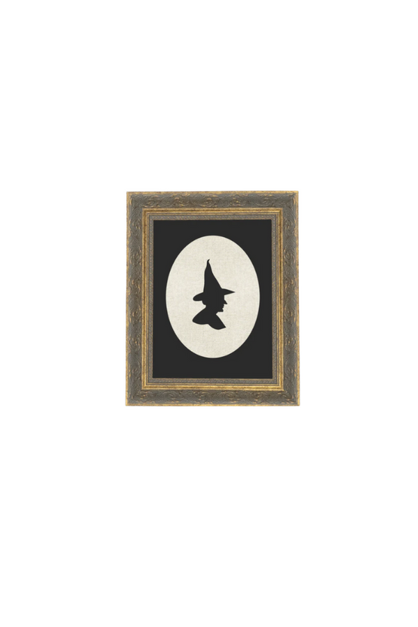 Witch Silhouette Art
