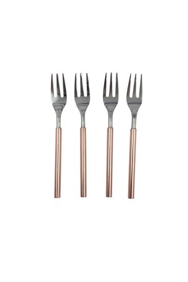 Silver & Copper Tail Serving Utensil