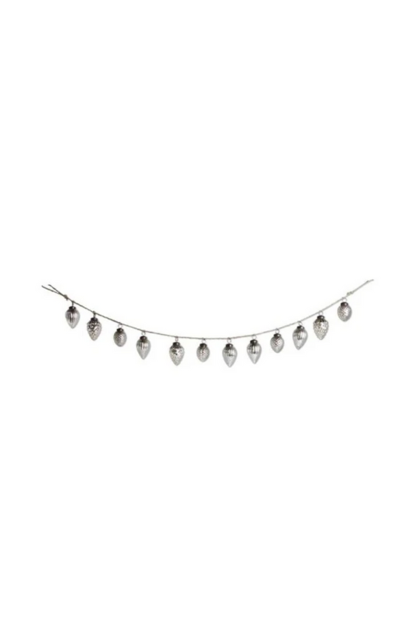 Silver Acorn Garland