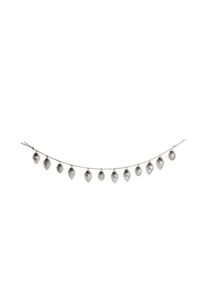 Silver Acorn Garland