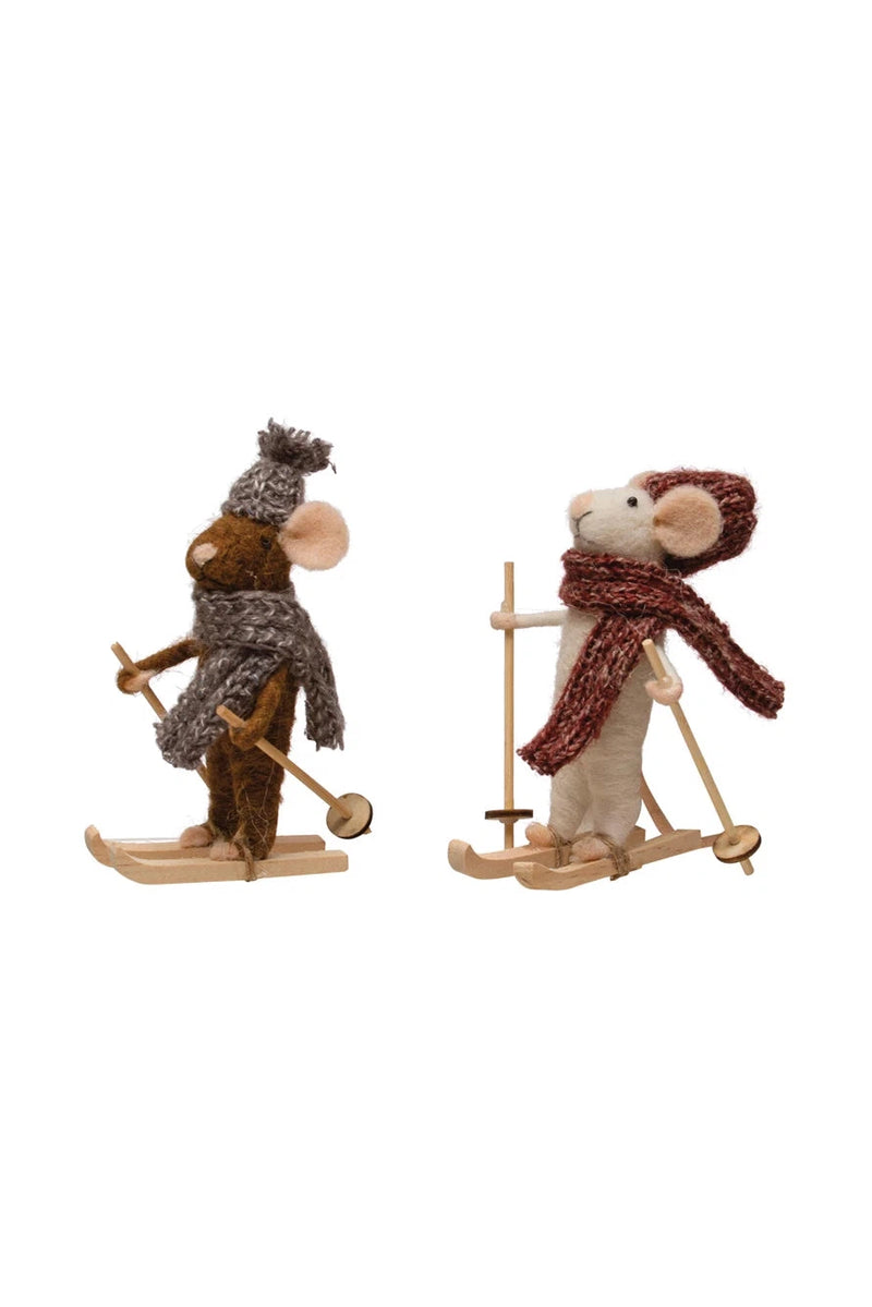 Felt Skiing Mouse