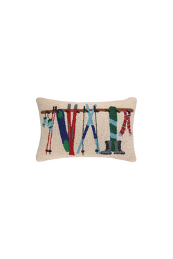 Winter Ski Rack Hook Pillow
