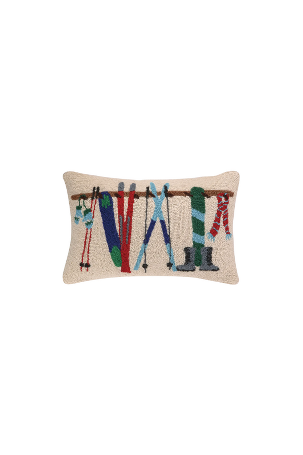 Winter Ski Rack Hook Pillow