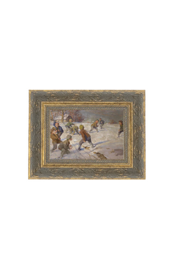 The Snowball Fight Art