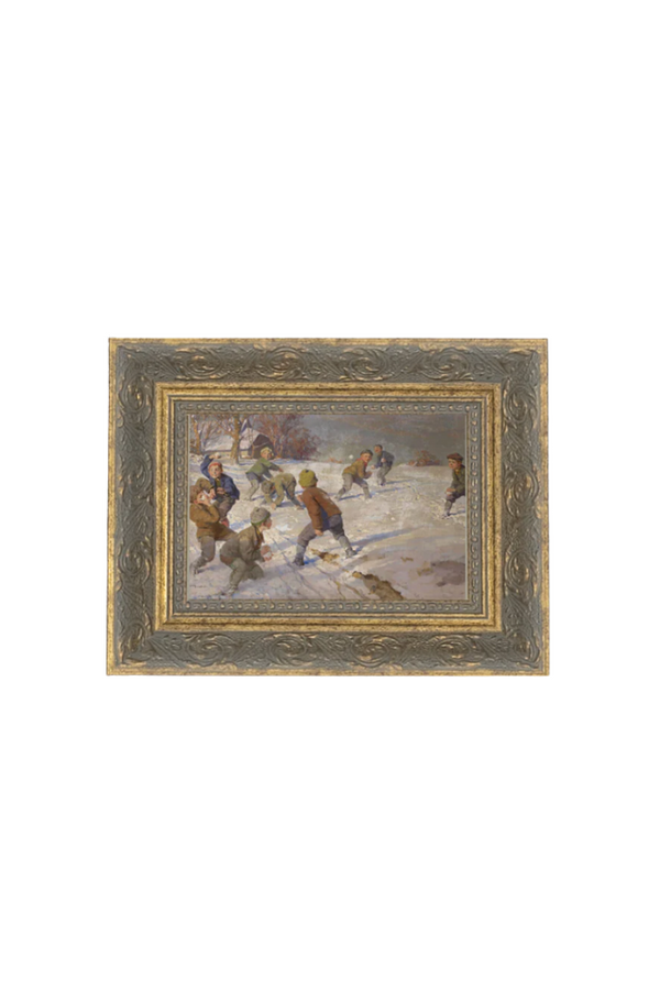 The Snowball Fight Art