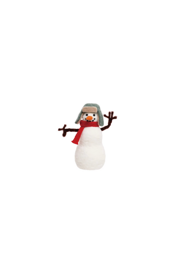 Wool Snowman