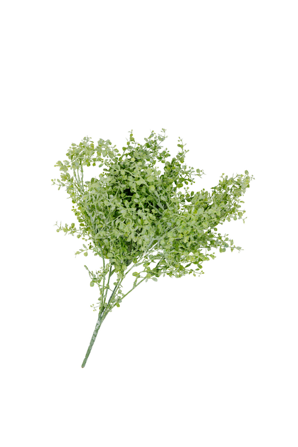 Soft Button Fern Bush 17"