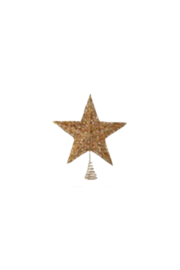 Glitter Star Tree Topper