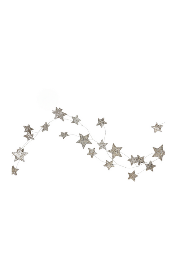 Star Glitter Garland
