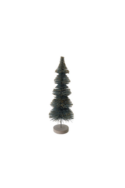 Gold Glitter and Green Tree