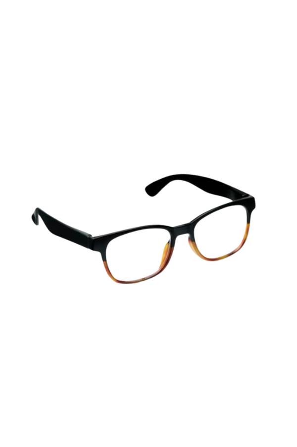 Peepers Waverly Bluelight Glasses in Black/Amber Tortoise