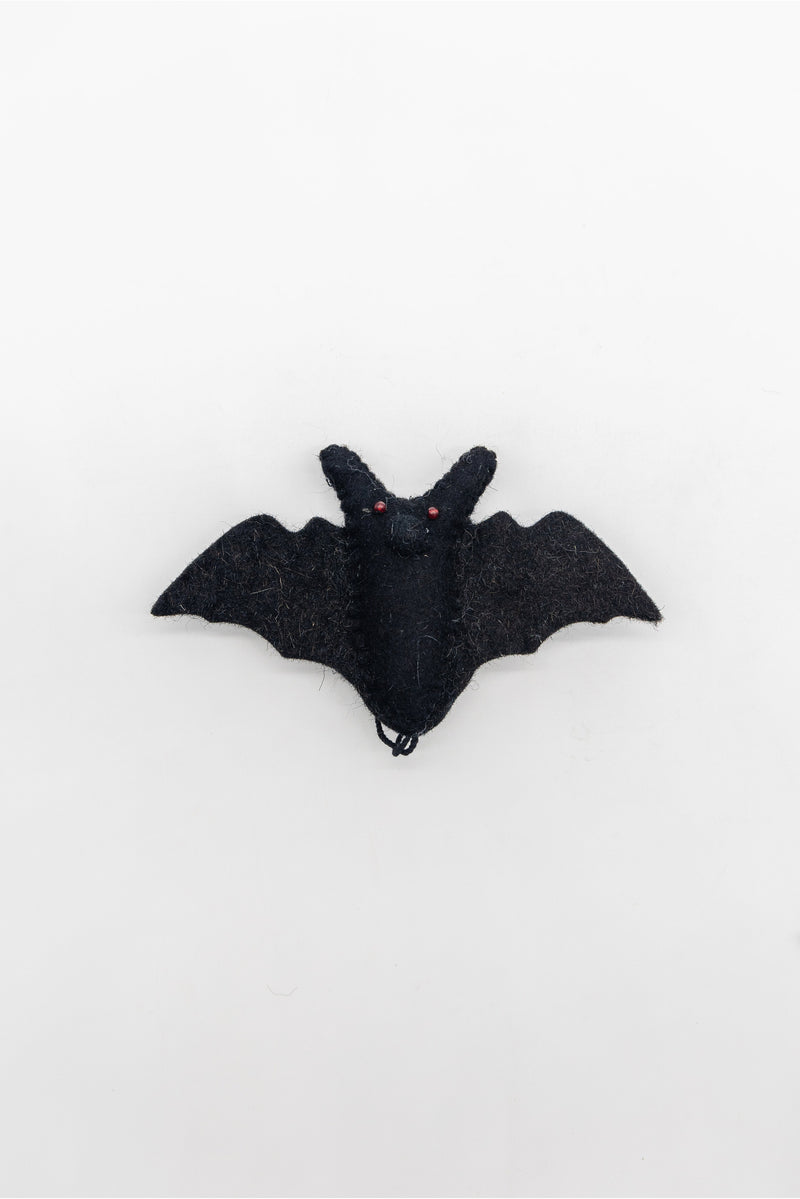 Wool Felt Black Bat