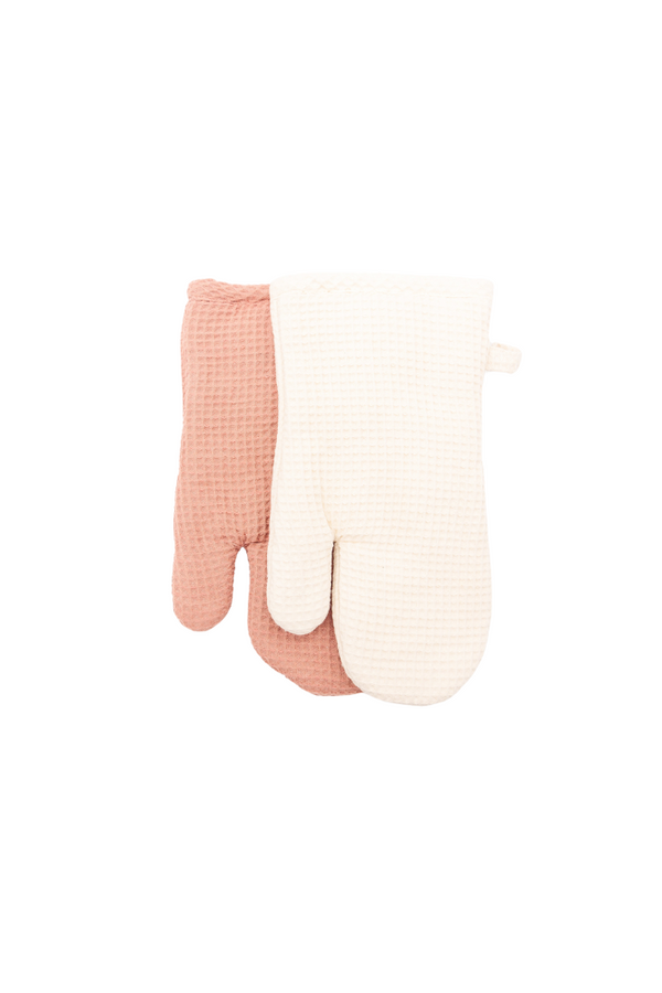 Woven & Linen Oven Mitt