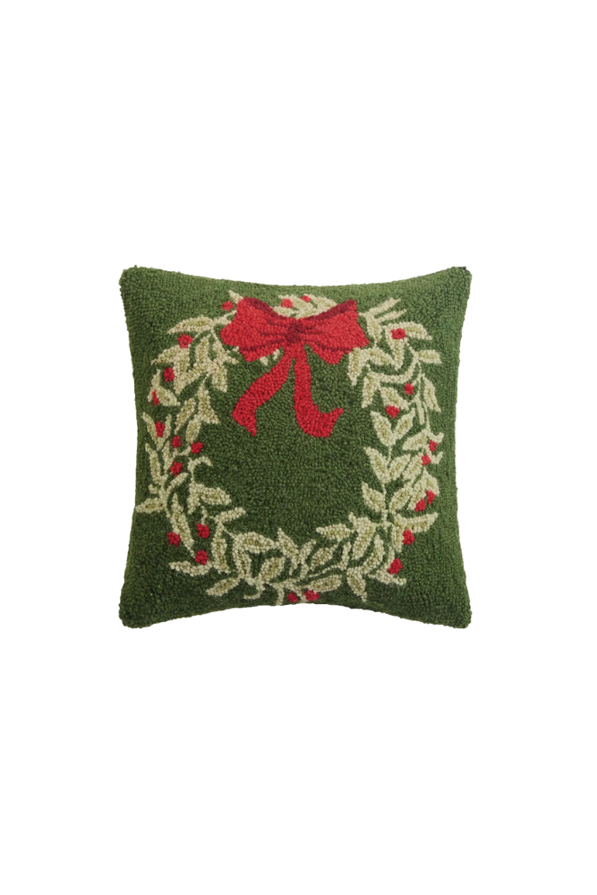 Holiday Wreath Hook Pillow