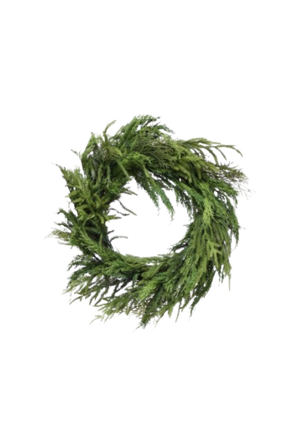 Norfolk/Cyprus Pine Wreath 26"