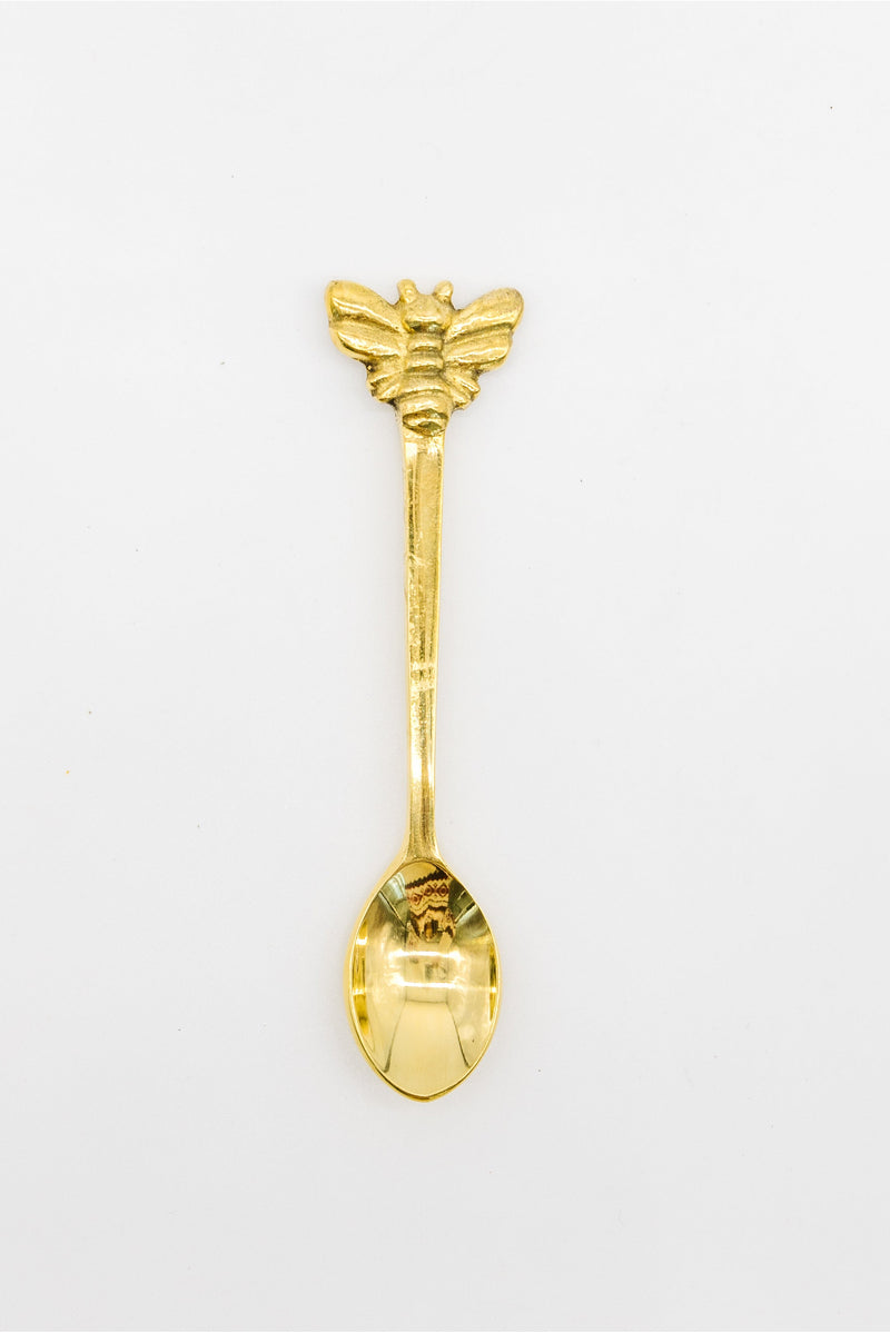 Brass Bee Spoons