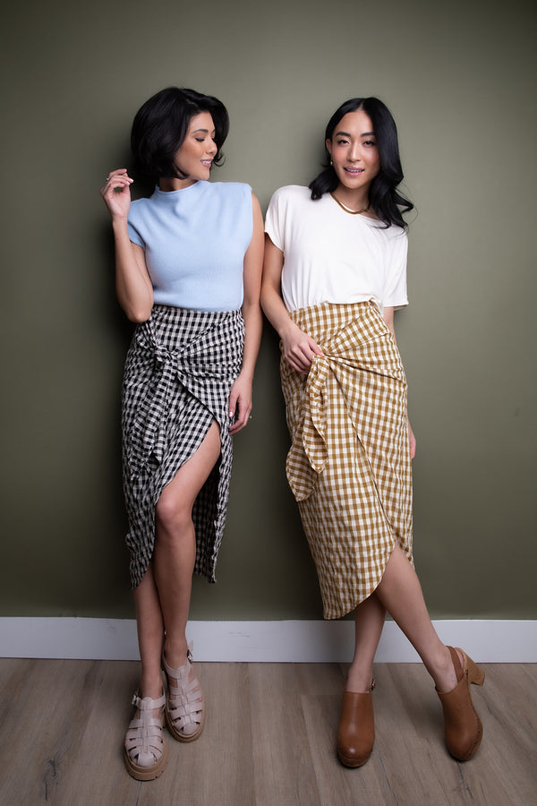 New to You Gingham Skirt FINAL SALE