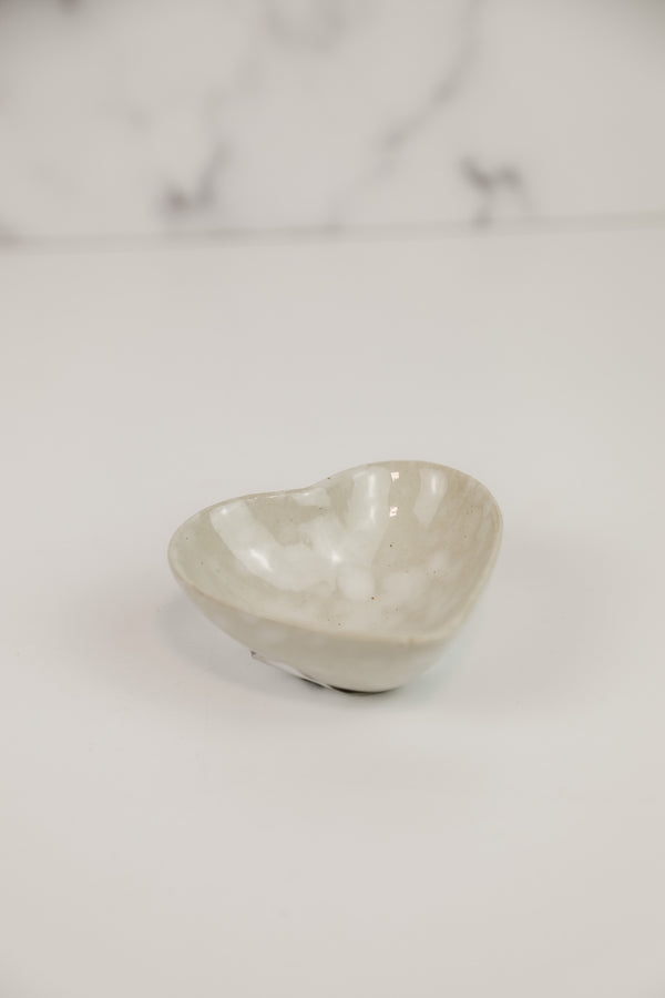 Stoneware Heart Bowl
