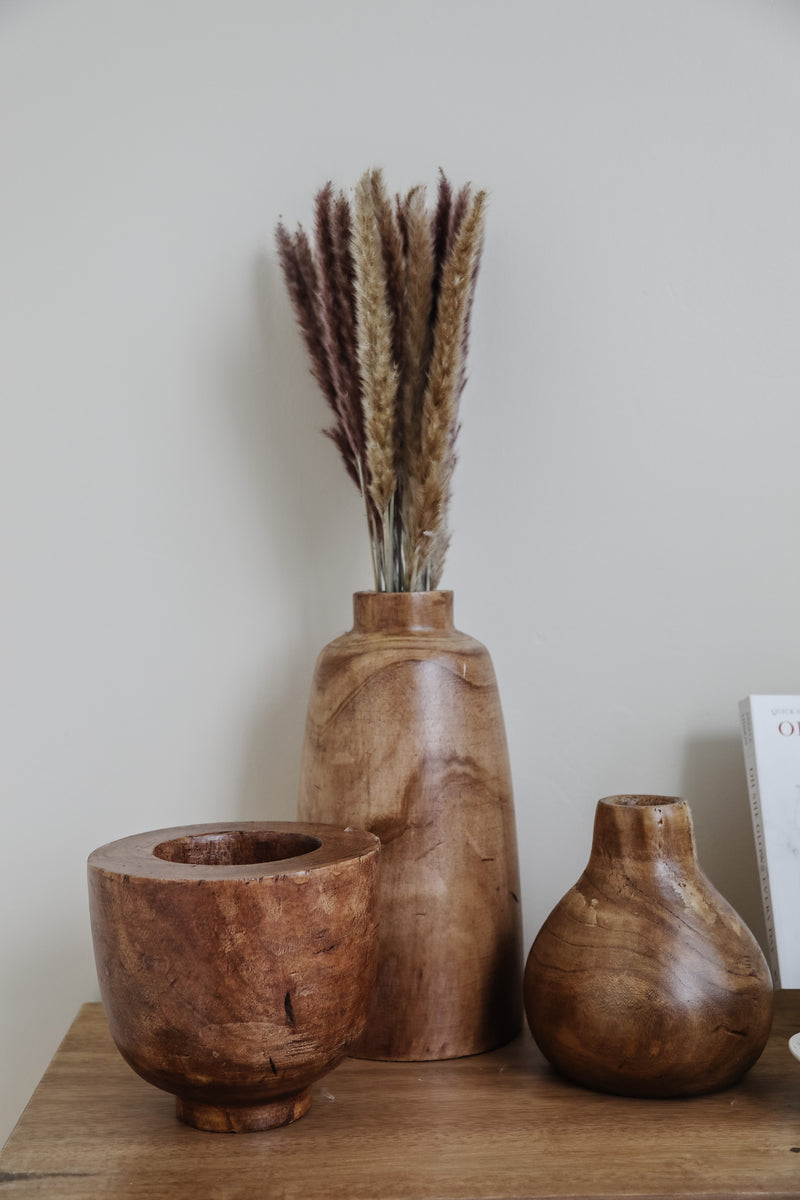 Jenson Wood Vase