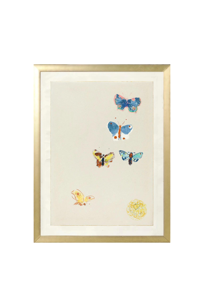 Butterflies in Flight Painting Art