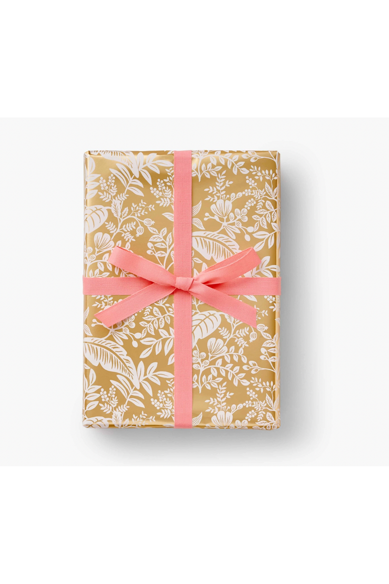 Canopy Gold Wrapping Paper