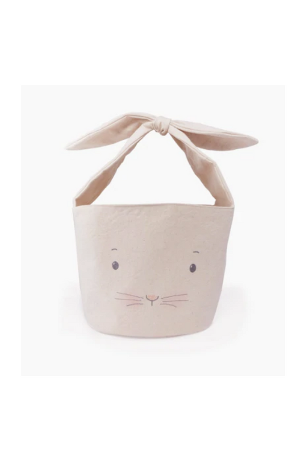 Bunny Basket - Pink + Cream