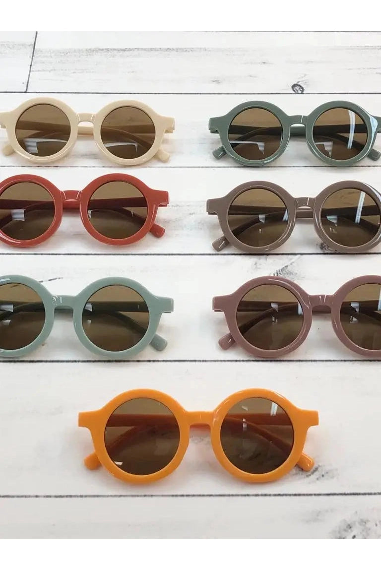 Retro Round Girl's Sunglasses